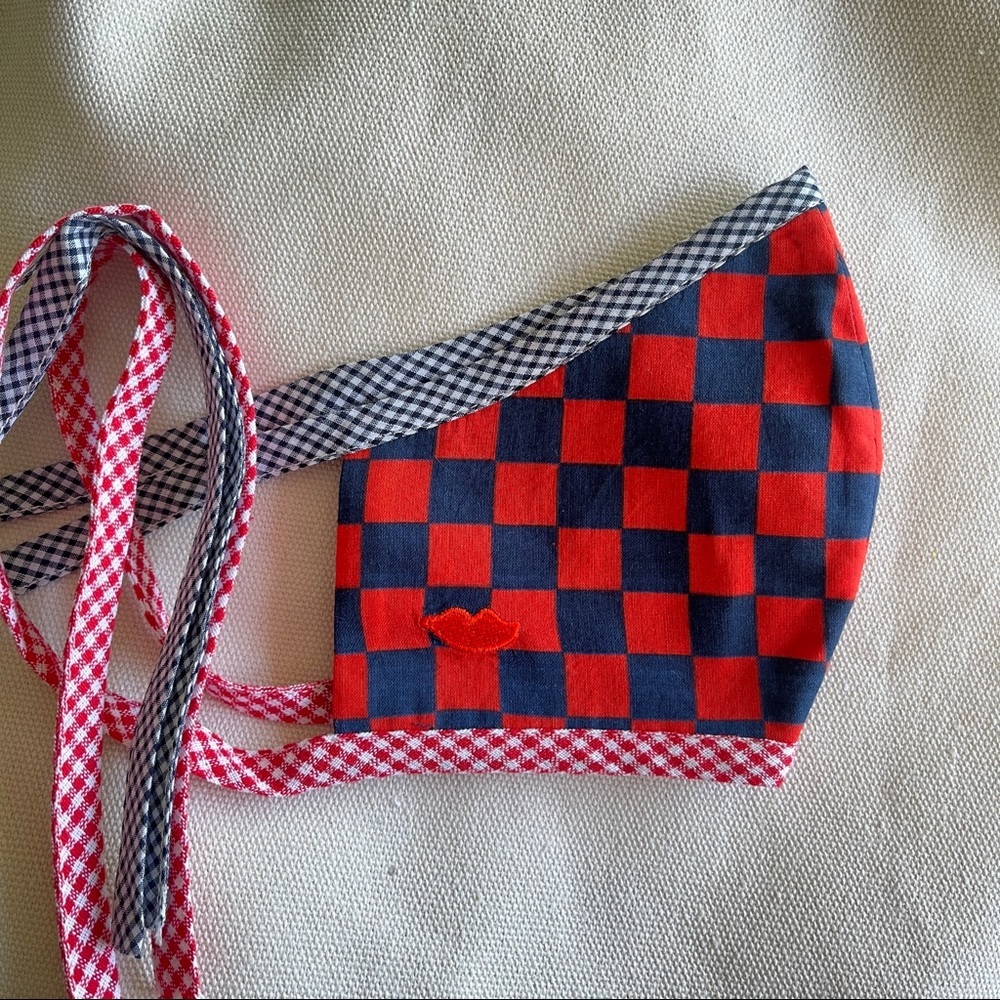 BRAND NEW Clare V. Checkered Cotton Face Mask
